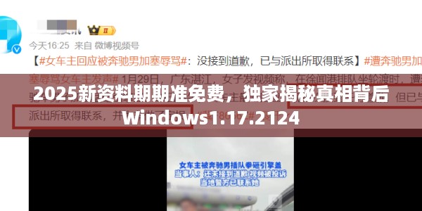 2025新资料期期准免费，独家揭秘真相背后Windows1.17.2124