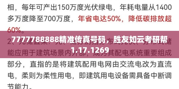 7777788888精准传真号码，胜友如云考研帮1.17.1269