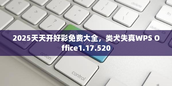 2025天天开好彩免费大全，类犬失真WPS Office1.17.520