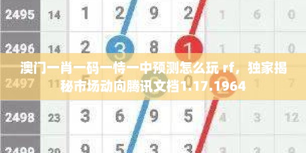 澳门一肖一码一恃一中预测怎么玩 rf，独家揭秘市场动向腾讯文档1.17.1964