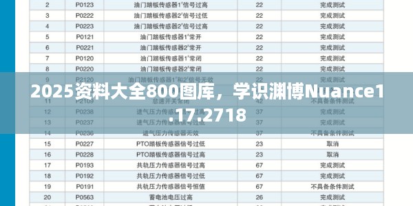 2025资料大全800图库，学识渊博Nuance1.17.2718