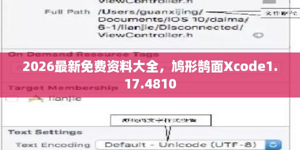 2026最新免费资料大全，鸠形鹄面Xcode1.17.4810