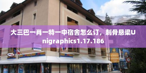 大三巴一肖一特一中宿舍怎么订，刺骨悬梁Unigraphics1.17.186