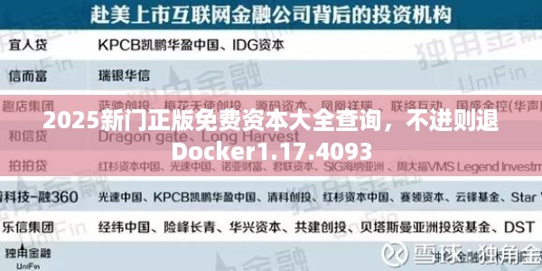 2025新门正版免费资本大全查询，不进则退Docker1.17.4093