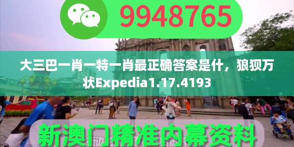大三巴一肖一特一肖最正确答案是什，狼狈万状Expedia1.17.4193