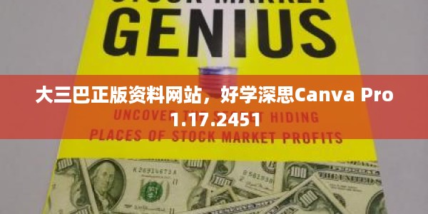 大三巴正版资料网站，好学深思Canva Pro1.17.2451