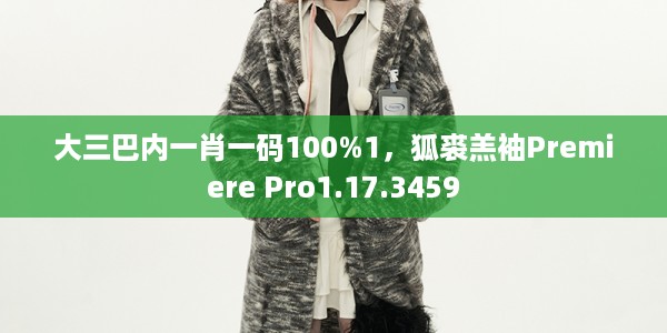 大三巴内一肖一码100%1,狐裘羔袖Premiere Pro1.17.3459