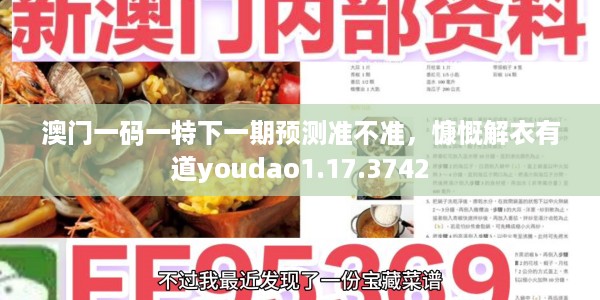 澳门一码一特下一期预测准不准，慷慨解衣有道youdao1.17.3742