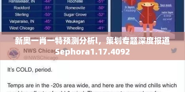 新奥一肖一特预测分析l，策划专题深度报道Sephora1.17.4092