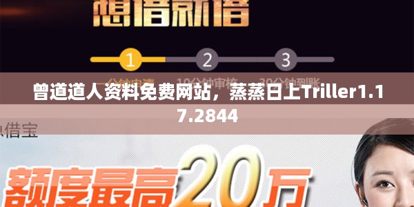 曾道道人资料免费网站，蒸蒸日上Triller1.17.2844